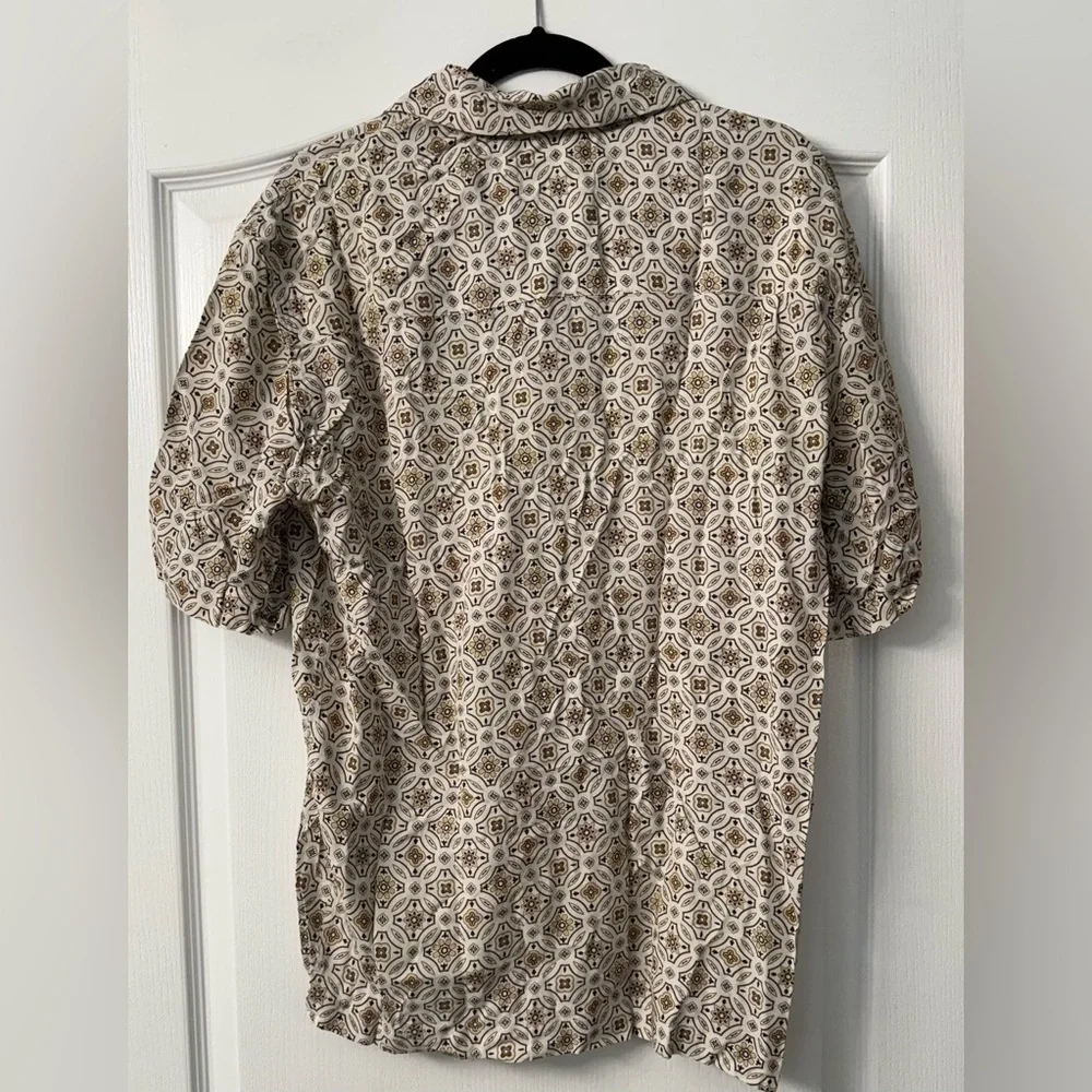Mango MNG Patterned Fluid Regular Fit Shirt